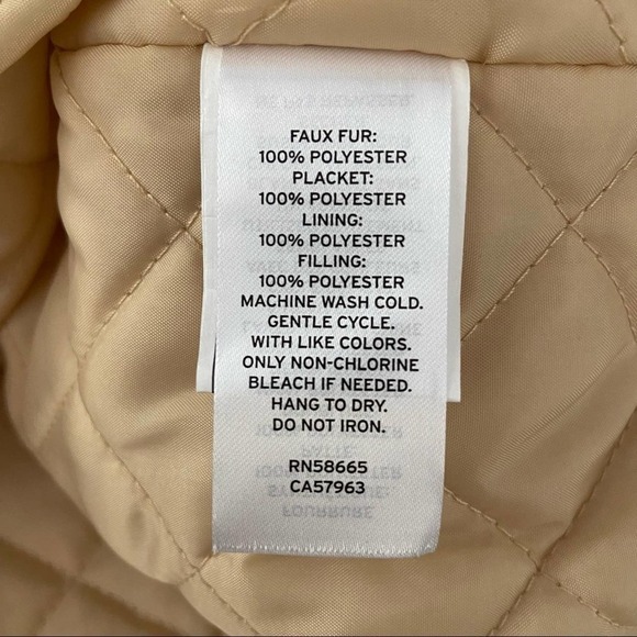BP Faux Shearling Bomber Jacket In Beige Burnt NWT - Picture 10 of 12